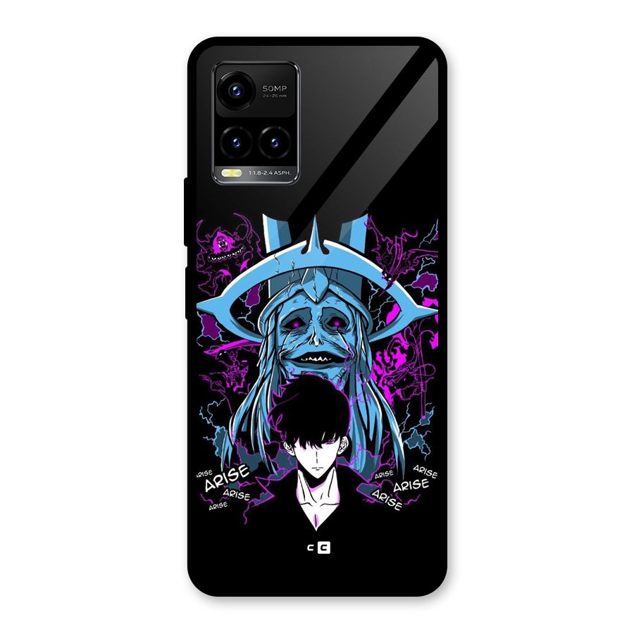 Jinwoo Arise Glass Back Case for Vivo Y21T