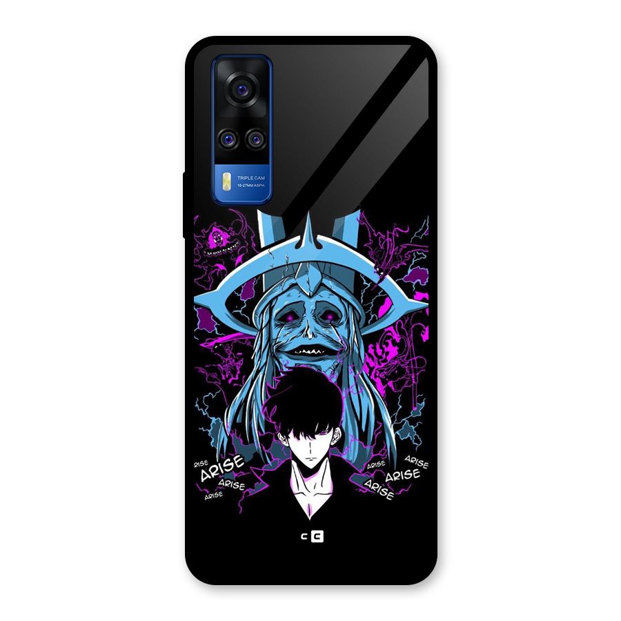 Jinwoo Arise Glass Back Case for Vivo Y31