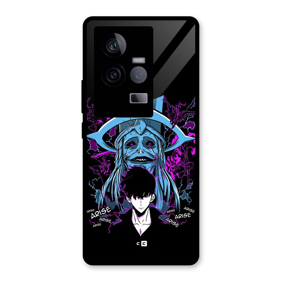 Jinwoo Arise Glass Back Case for Vivo iQOO 11 5G
