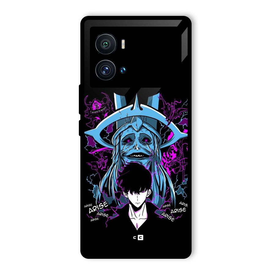 Jinwoo Arise Glass Back Case for Vivo iQOO 9 Pro