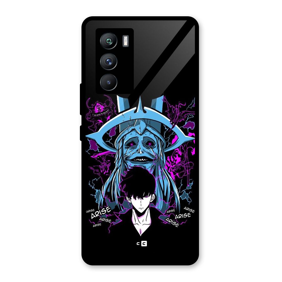 Jinwoo Arise Glass Back Case for Vivo iQOO 9 SE