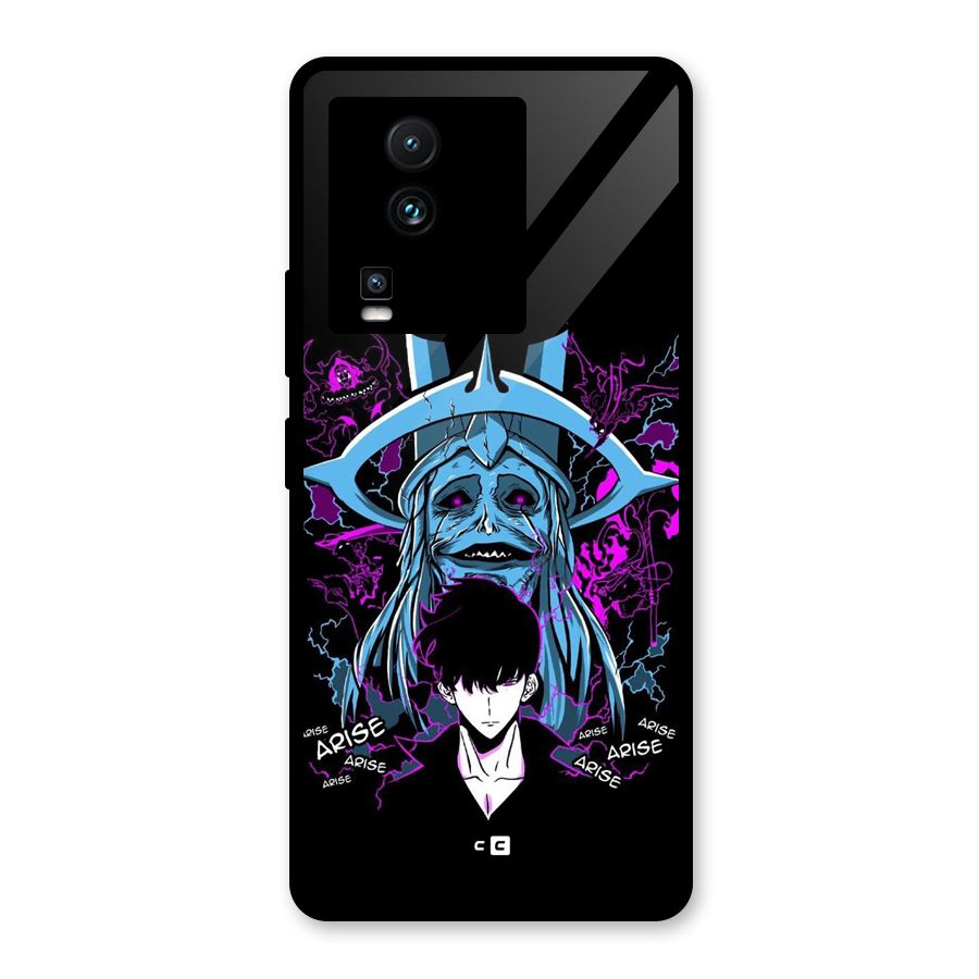 Jinwoo Arise Glass Back Case for Vivo iQOO Neo 7 Pro