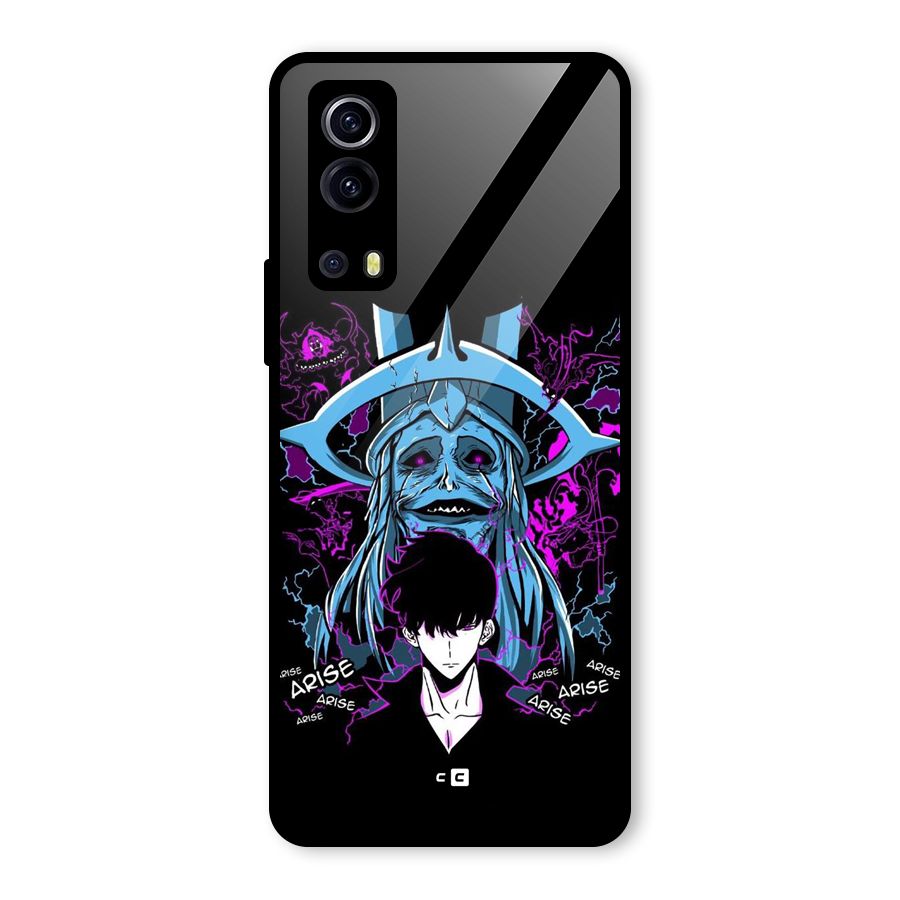 Jinwoo Arise Glass Back Case for Vivo iQOO Z3