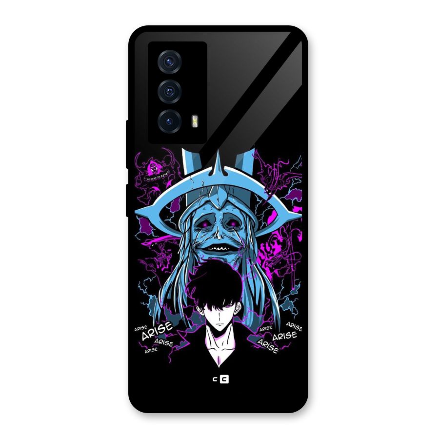 Jinwoo Arise Glass Back Case for Vivo iQOO Z5