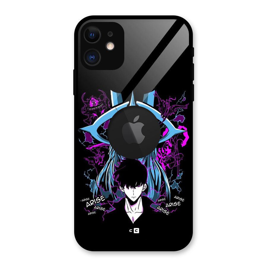 Jinwoo Arise Glass Back Case for iPhone 11 Logo Cut