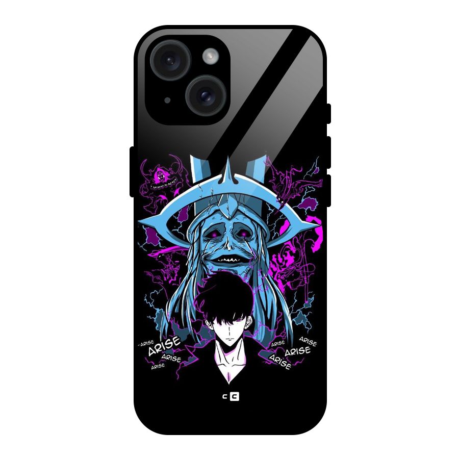 Jinwoo Arise Glass Back Case for iPhone 15