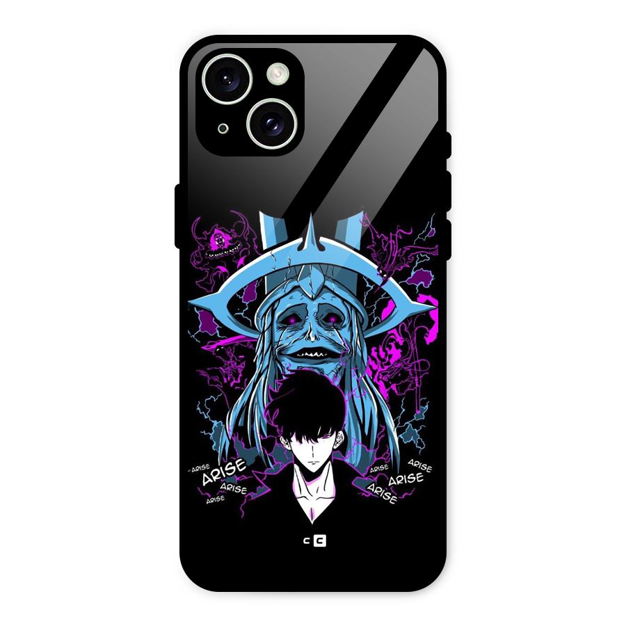 Jinwoo Arise Glass Back Case for iPhone 15 Plus