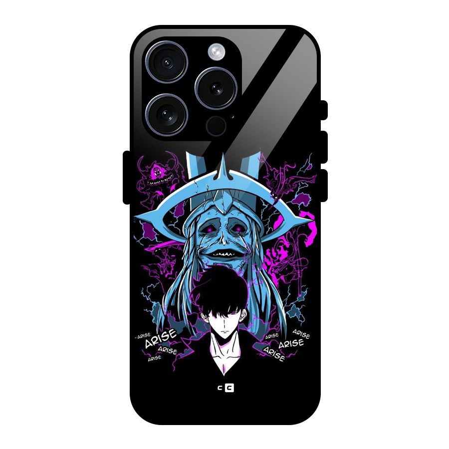 Jinwoo Arise Glass Back Case for iPhone 15 Pro