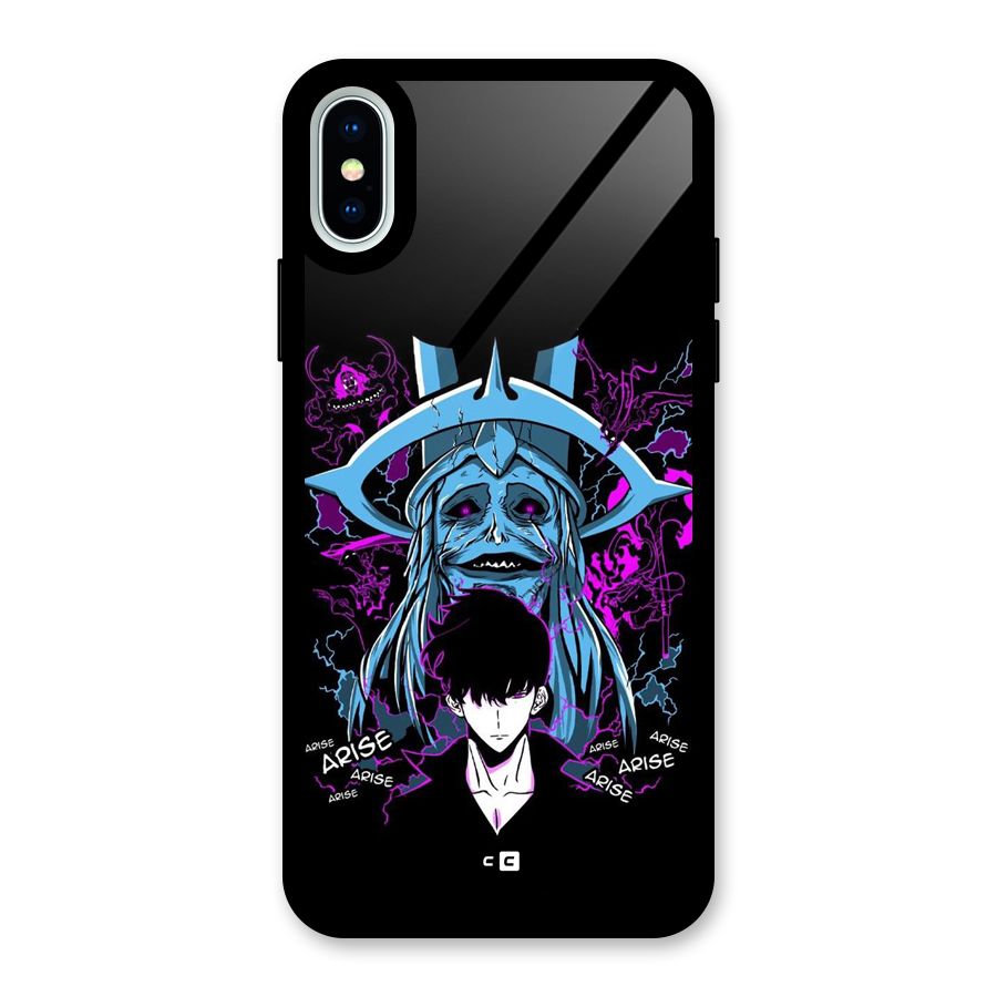 Jinwoo Arise Glass Back Case for iPhone XS