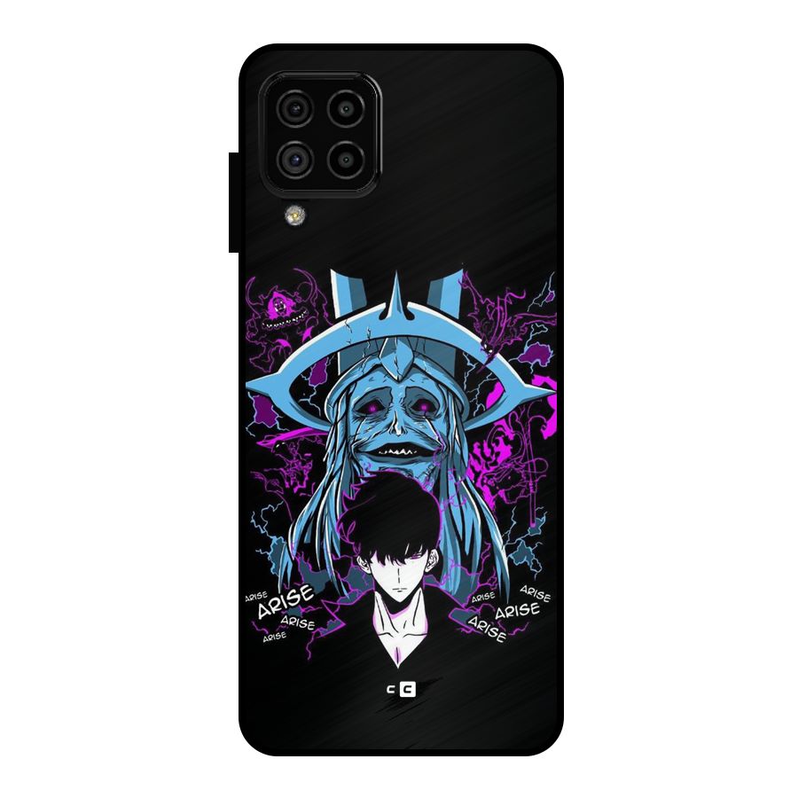 Jinwoo Arise Metal Back Case for Galaxy A22 4G