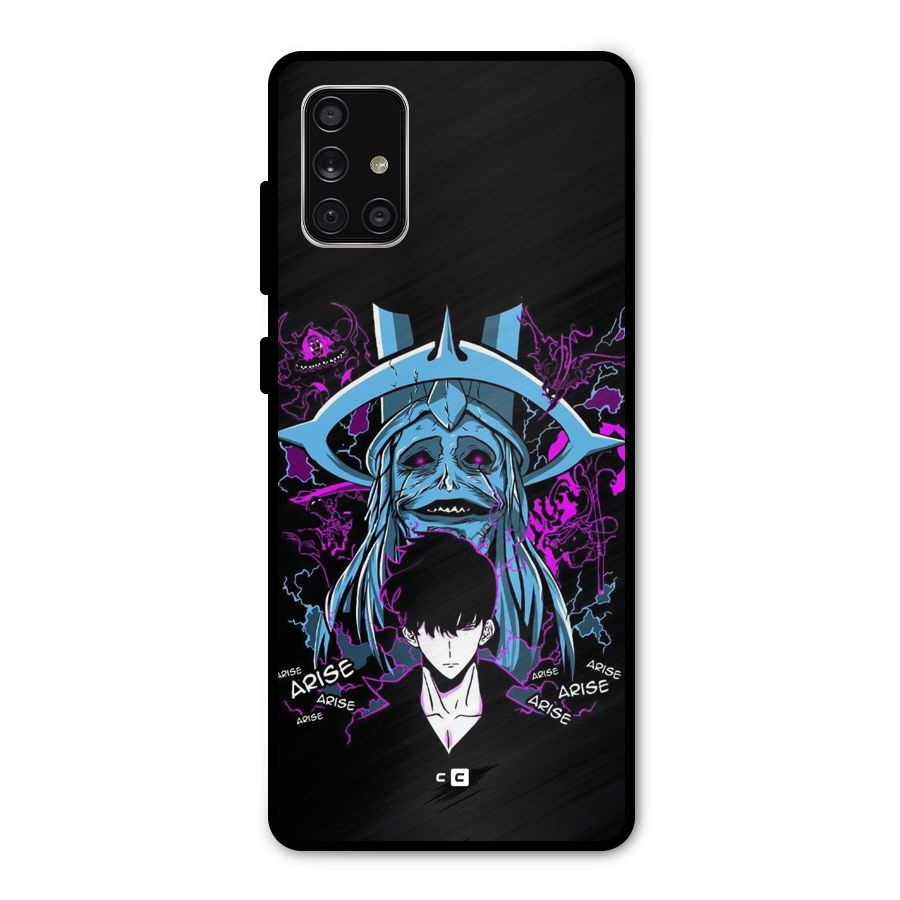 Jinwoo Arise Metal Back Case for Galaxy A71