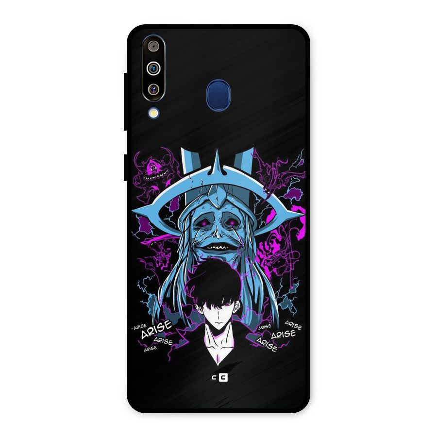 Jinwoo Arise Metal Back Case for Galaxy M30