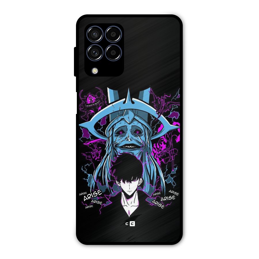 Jinwoo Arise Metal Back Case for Galaxy M53 5G