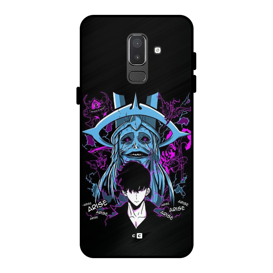 Jinwoo Arise Metal Back Case for Galaxy On8 (2018)