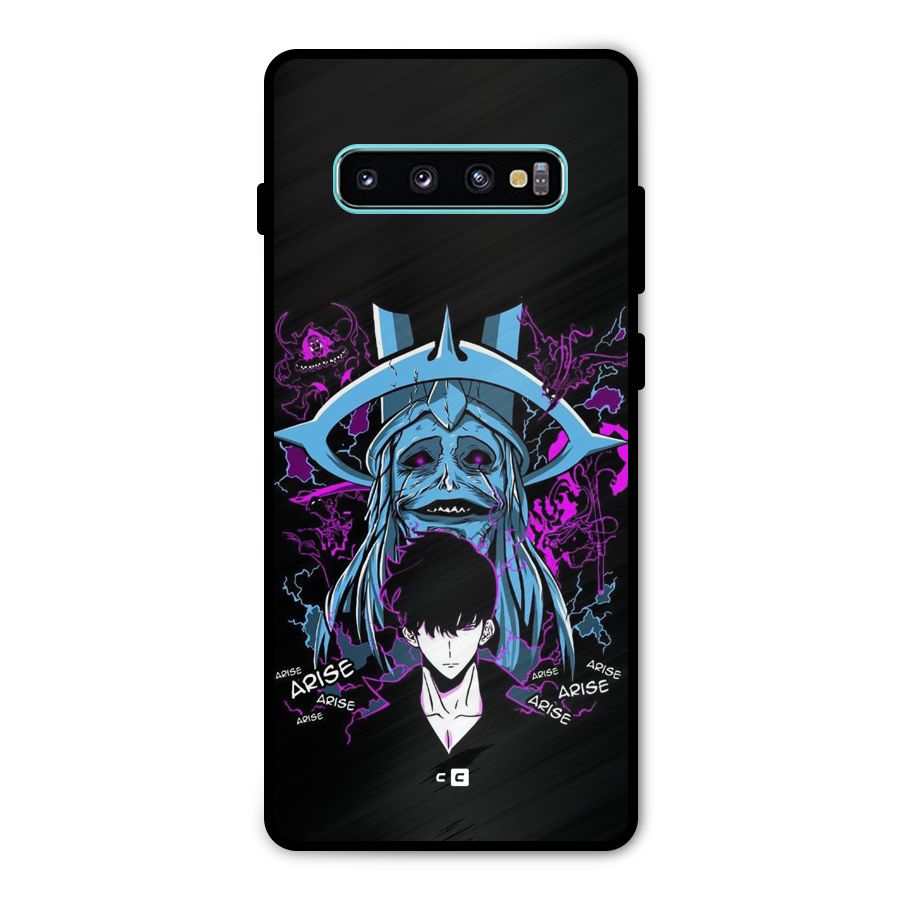 Jinwoo Arise Metal Back Case for Galaxy S10 Plus