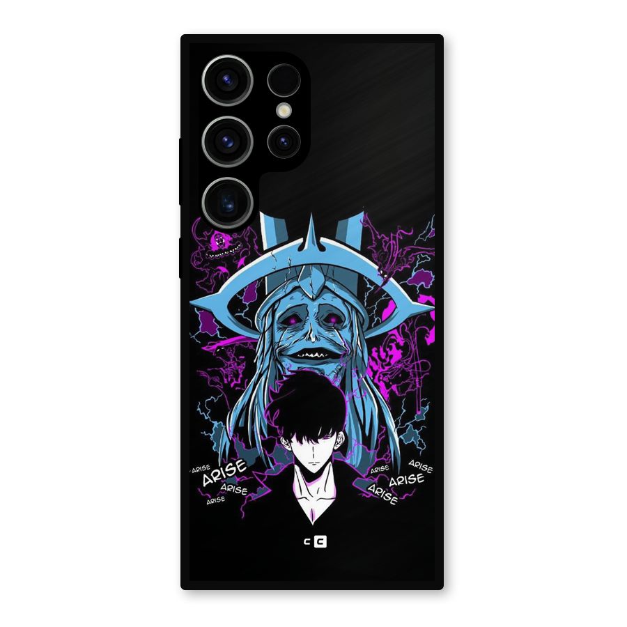 Jinwoo Arise Metal Back Case for Galaxy S23 Ultra