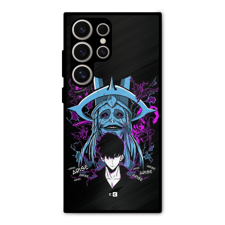 Jinwoo Arise Metal Back Case for Galaxy S24 Ultra