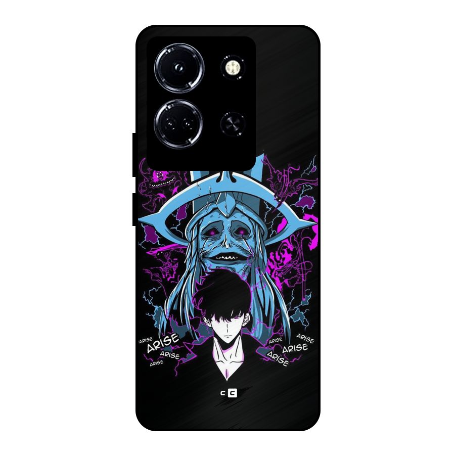 Jinwoo Arise Metal Back Case for Infinix Note 30 5G
