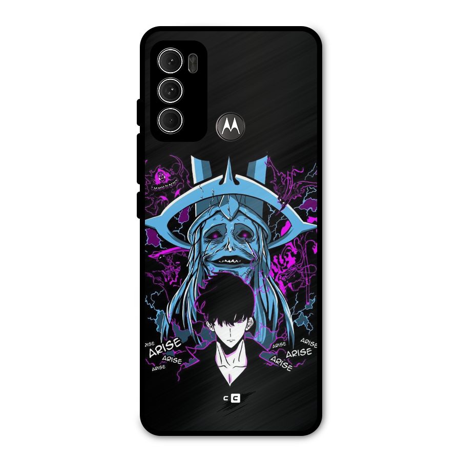 Jinwoo Arise Metal Back Case for Moto G60