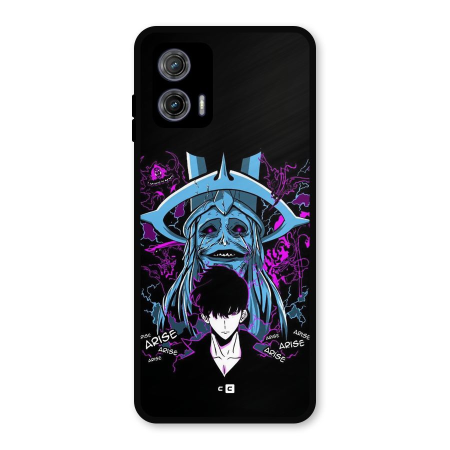 Jinwoo Arise Metal Back Case for Moto G73