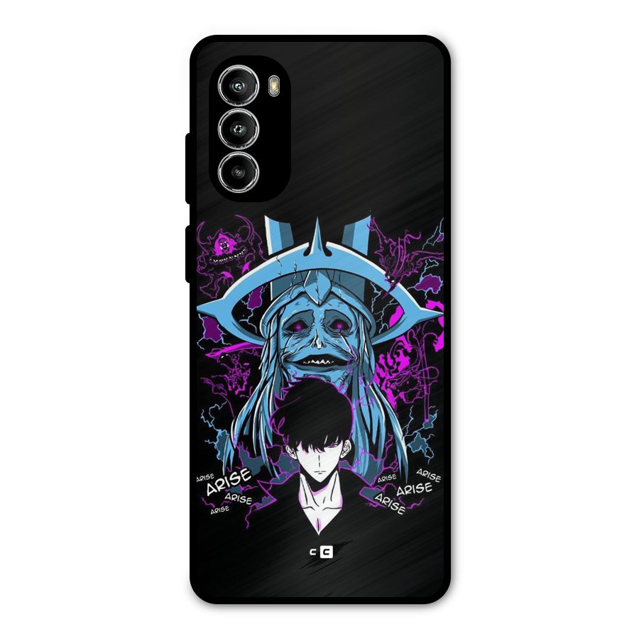 Jinwoo Arise Metal Back Case for Moto G82