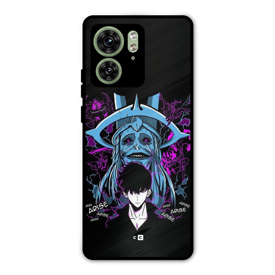 Jinwoo Arise Metal Back Case for Motorola Edge 40 5G