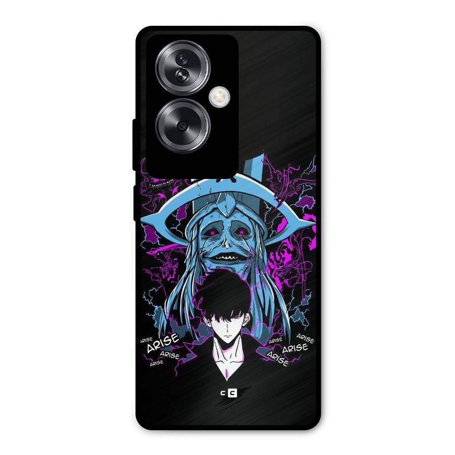 Jinwoo Arise Metal Back Case for Oppo A79 5G