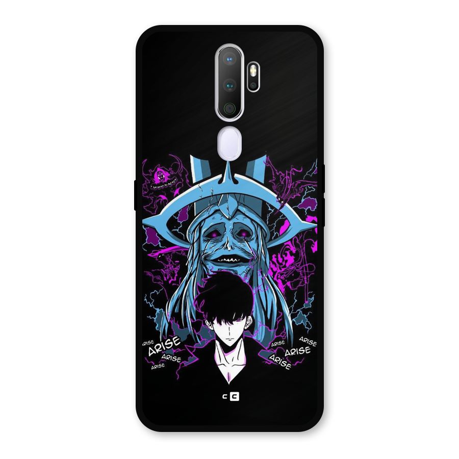 Jinwoo Arise Metal Back Case for Oppo A9 (2020)