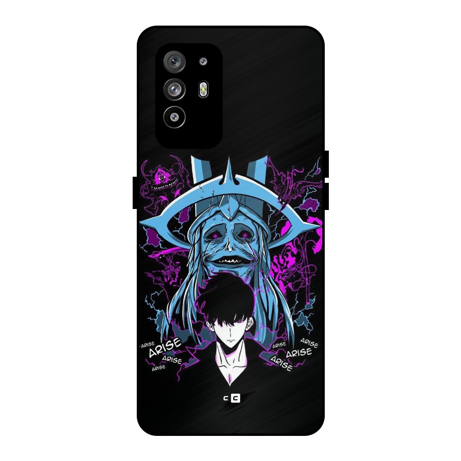 Jinwoo Arise Metal Back Case for Oppo F19 Pro Plus 5G