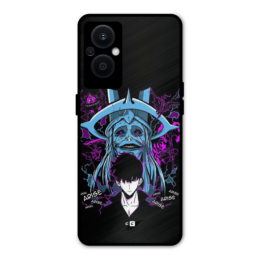 Jinwoo Arise Metal Back Case for Oppo F21 Pro 5G