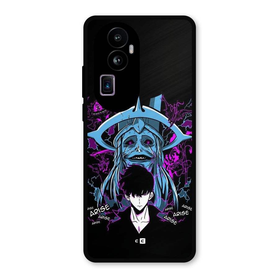 Jinwoo Arise Metal Back Case for Oppo Reno10 Pro Plus