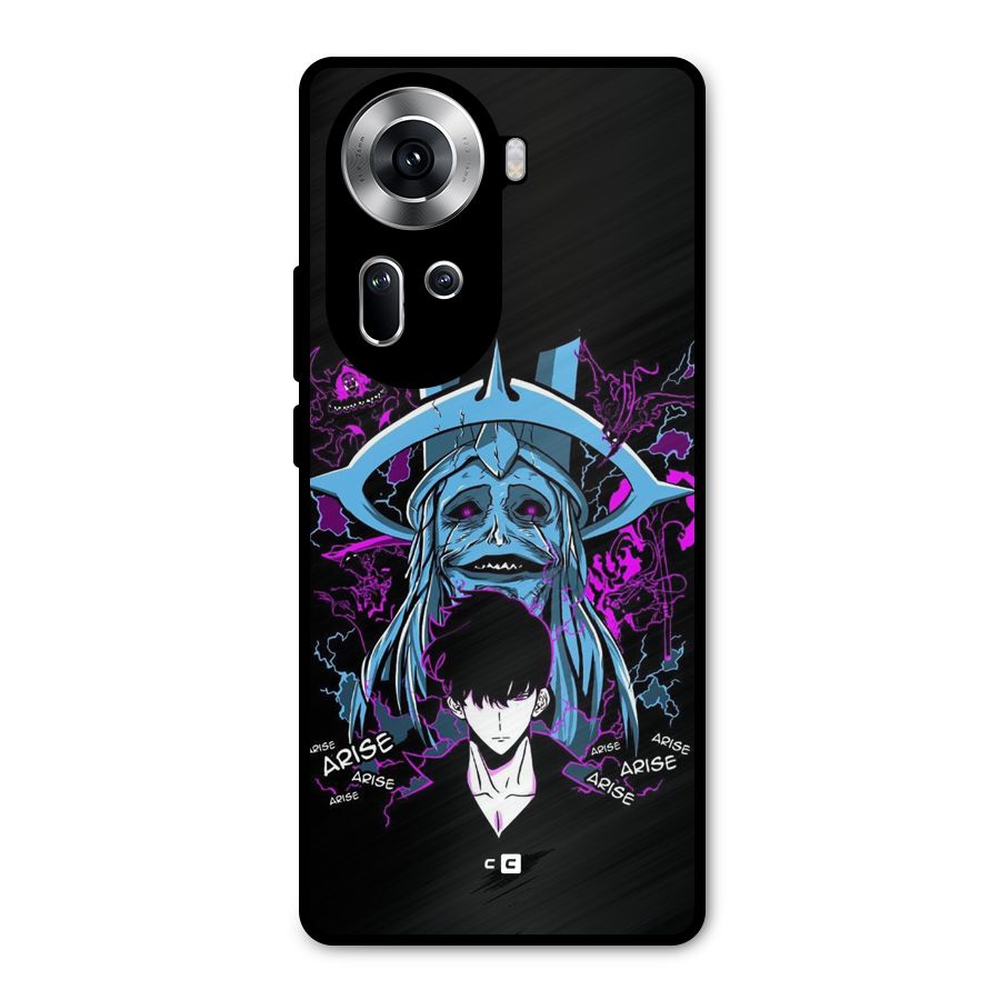 Jinwoo Arise Metal Back Case for Oppo Reno11 5G