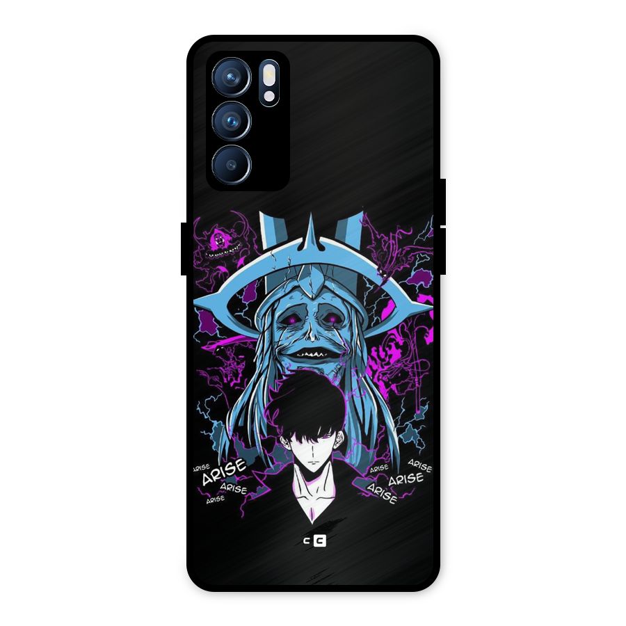 Jinwoo Arise Metal Back Case for Oppo Reno6 5G