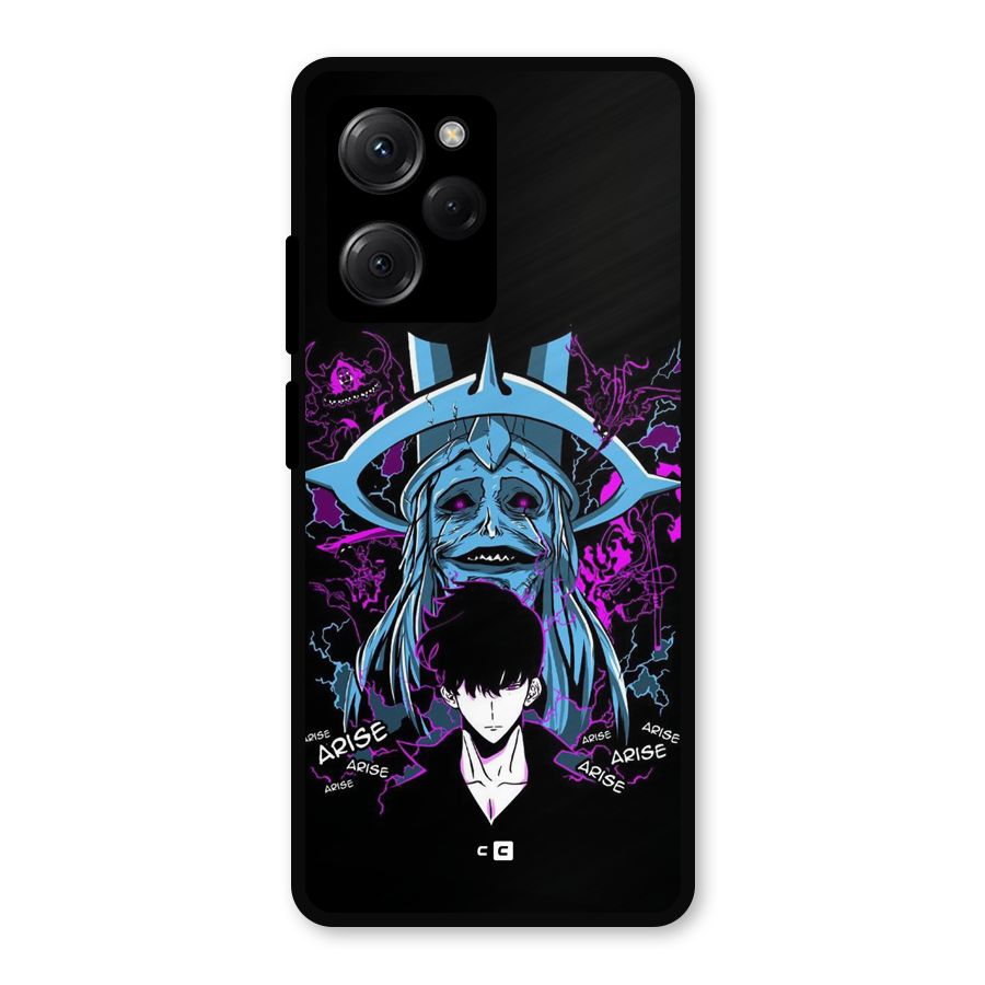 Jinwoo Arise Metal Back Case for Poco X5 Pro