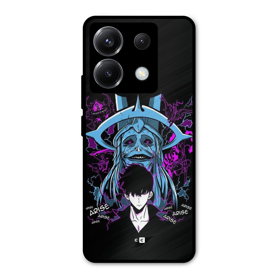 Jinwoo Arise Metal Back Case for Poco X6
