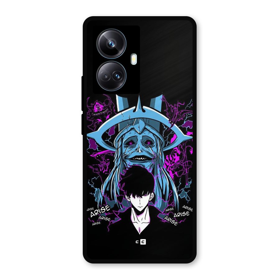 Jinwoo Arise Metal Back Case for Realme 10 Pro Plus