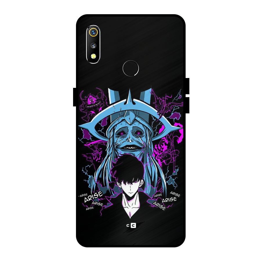 Jinwoo Arise Metal Back Case for Realme 3i