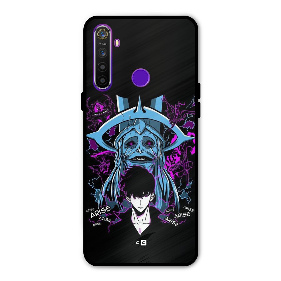 Jinwoo Arise Metal Back Case for Realme 5