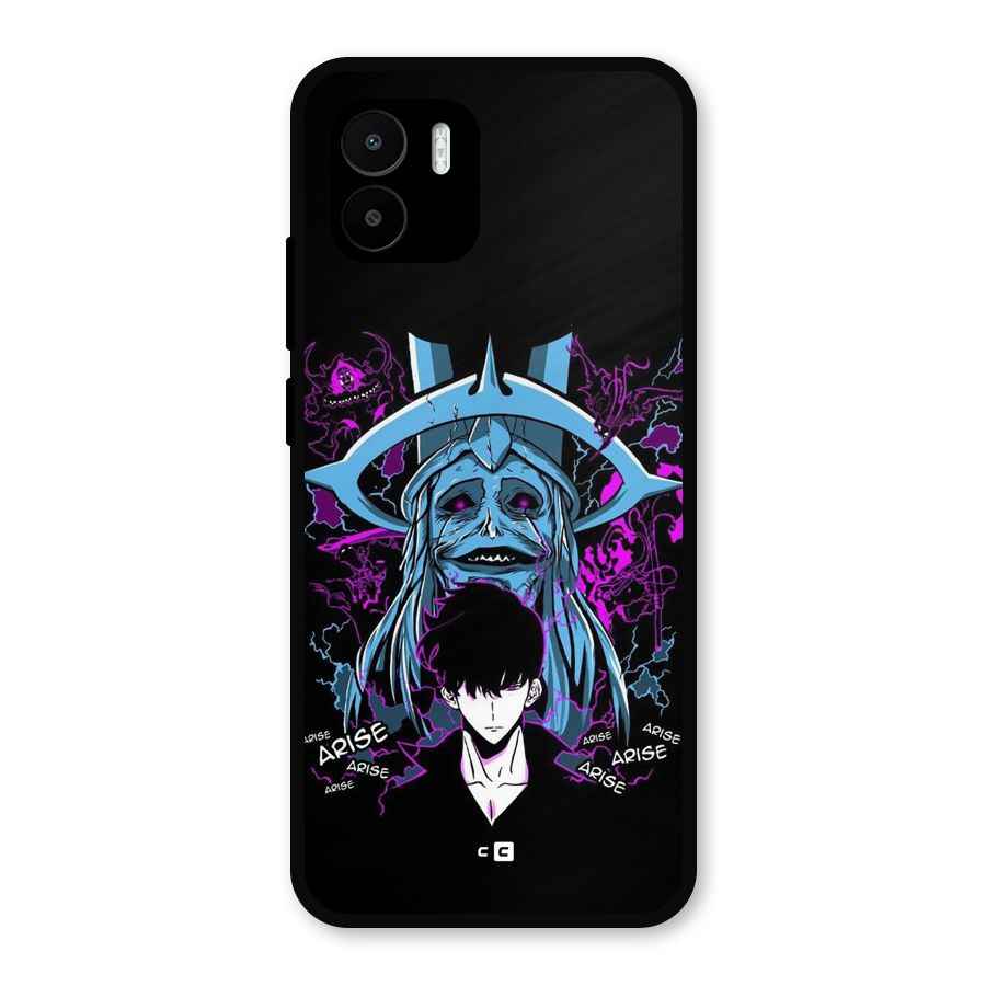 Jinwoo Arise Metal Back Case for Redmi A1