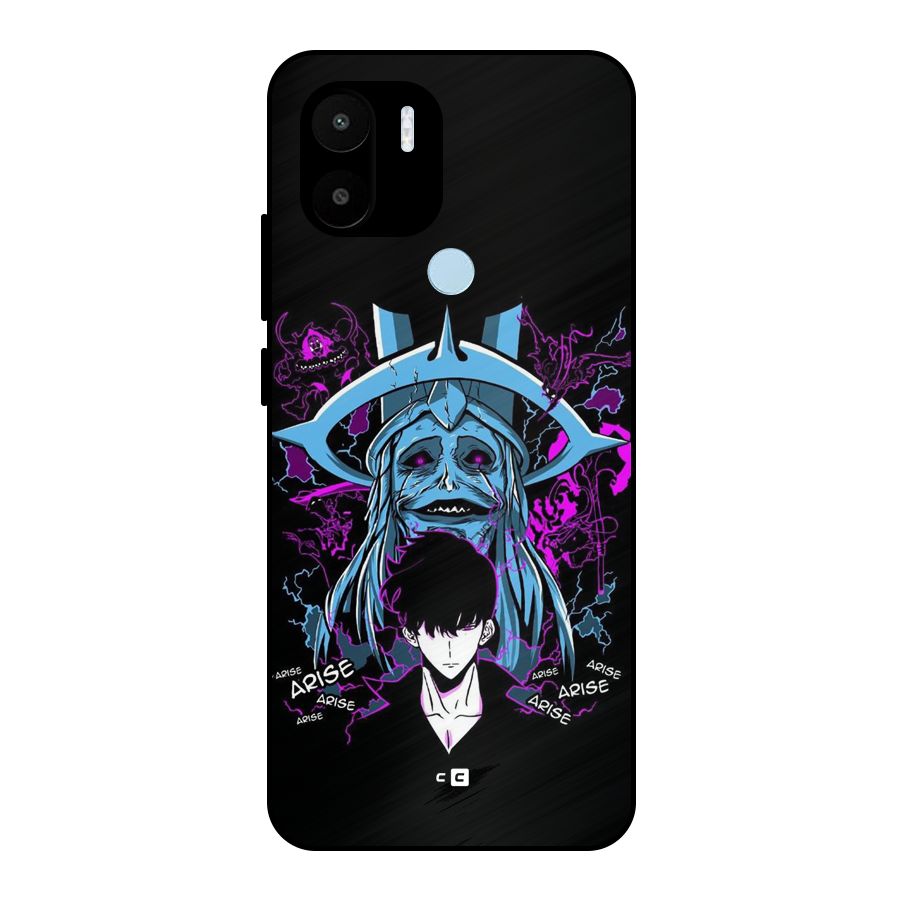 Jinwoo Arise Metal Back Case for Redmi A1 Plus