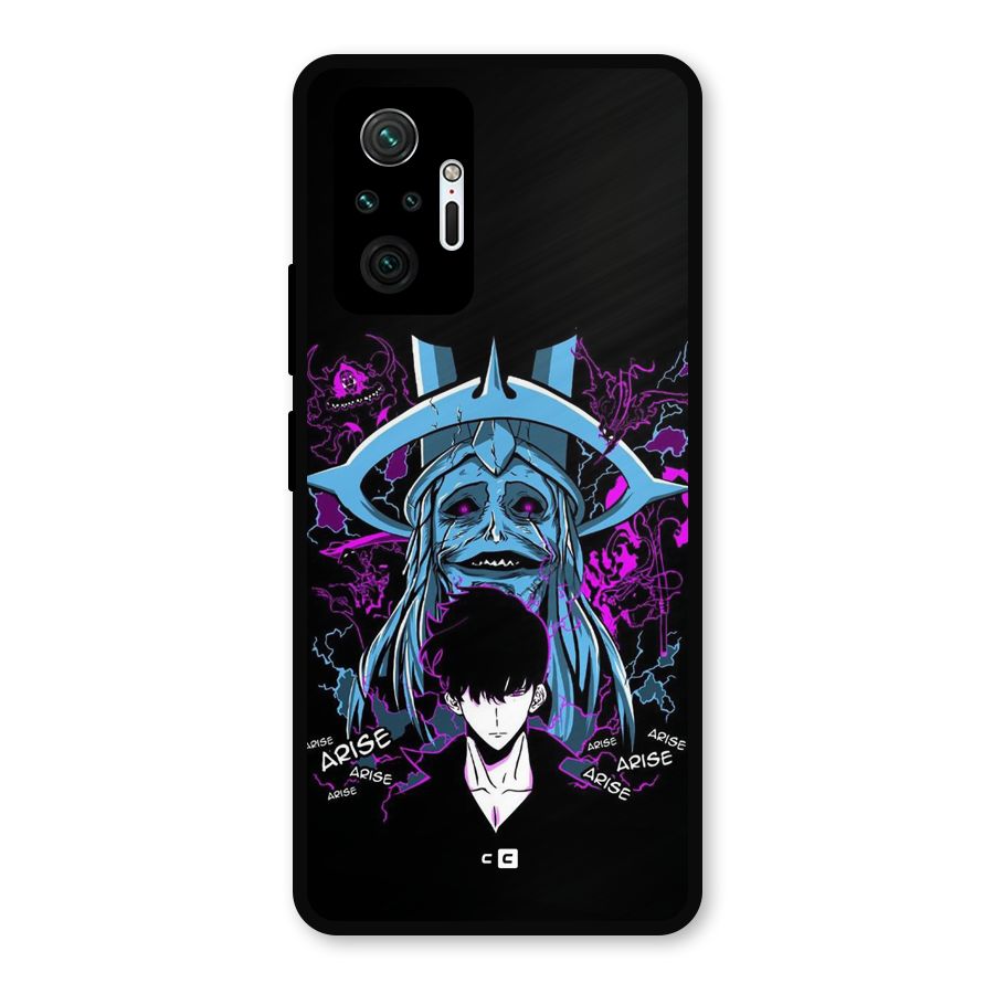 Jinwoo Arise Metal Back Case for Redmi Note 10 Pro Max