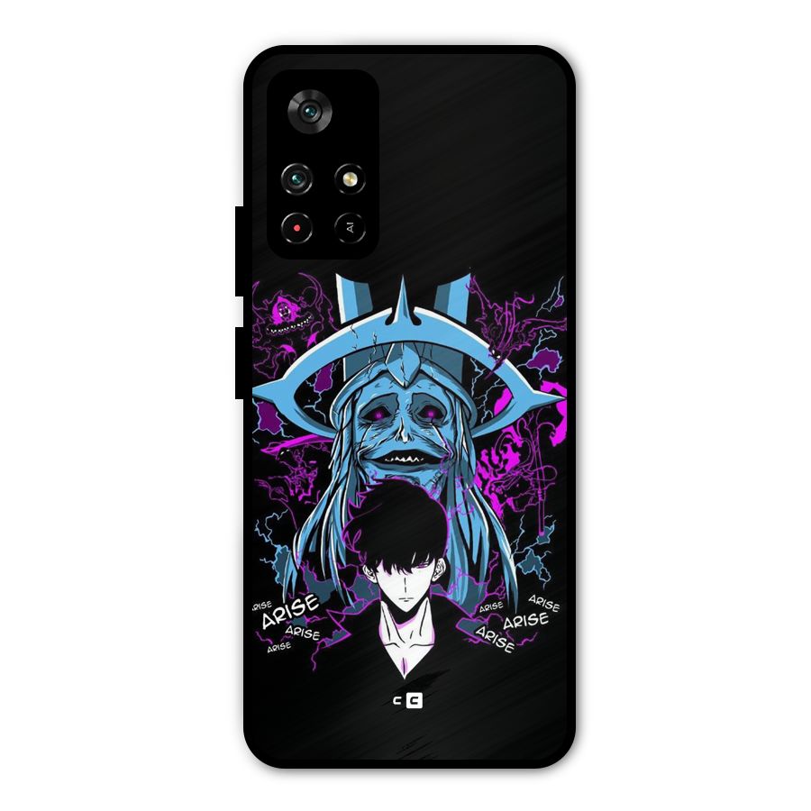 Jinwoo Arise Metal Back Case for Redmi Note 11T 5G