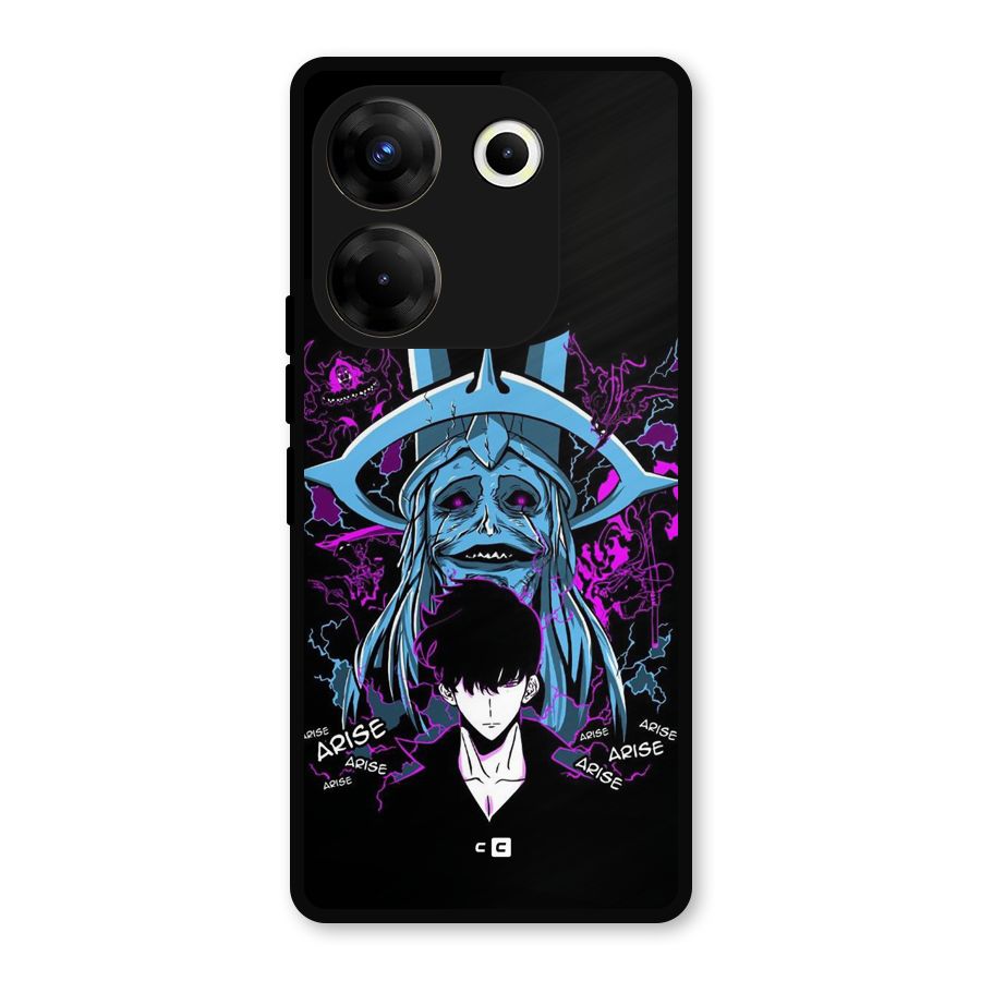 Jinwoo Arise Metal Back Case for Tecno Camon 20 Pro