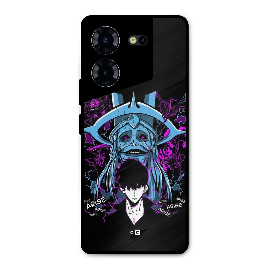 Jinwoo Arise Metal Back Case for Tecno Pova 5 Pro 5G