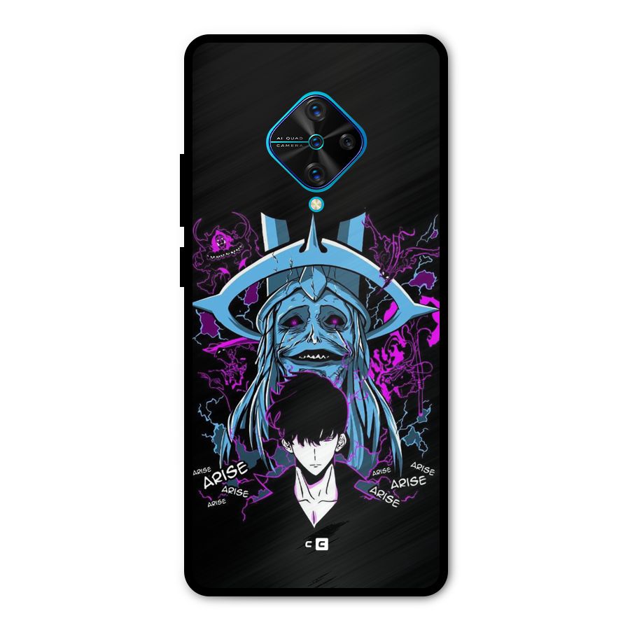 Jinwoo Arise Metal Back Case for Vivo S1 Pro