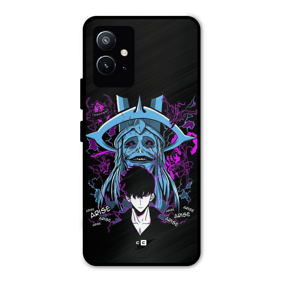 Jinwoo Arise Metal Back Case for Vivo T1 5G