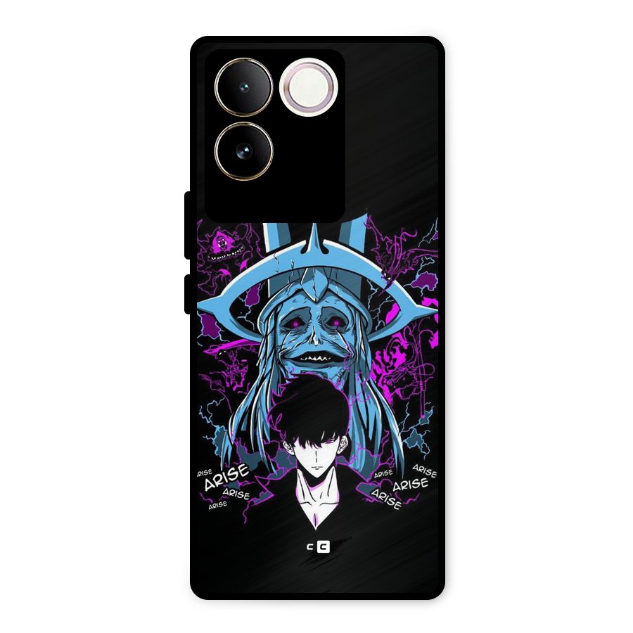 Jinwoo Arise Metal Back Case for Vivo T2 Pro