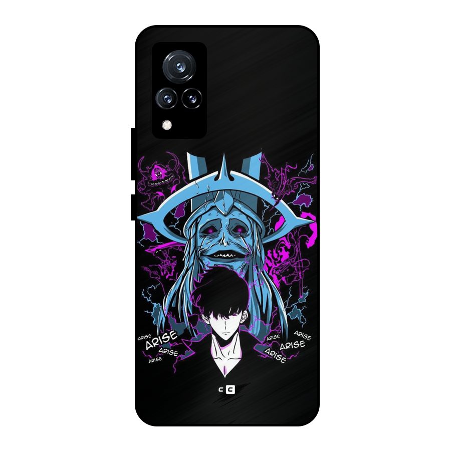Jinwoo Arise Metal Back Case for Vivo V21 5G