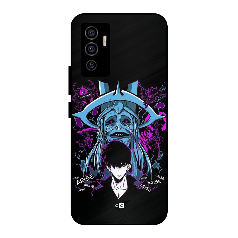 Jinwoo Arise Metal Back Case for Vivo V23e