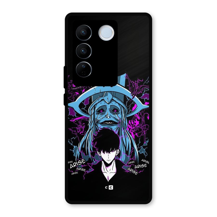 Jinwoo Arise Metal Back Case for Vivo V27
